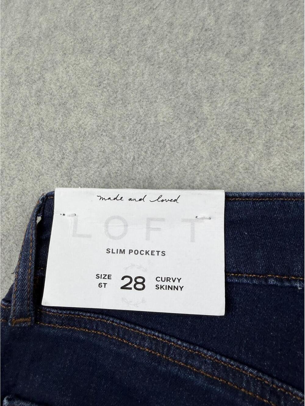 Loft slim pockets curvy‎ skinny jeans - Picture 6 of 8